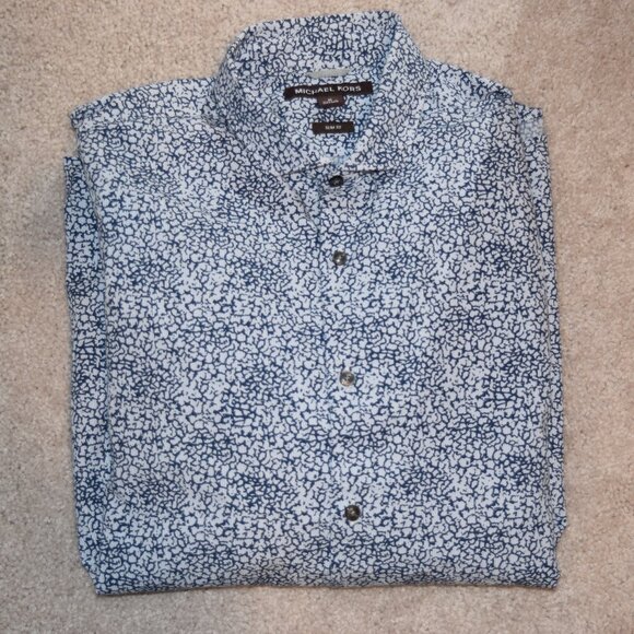 Michael Kors‎ Slim Fit Button Down Shirt - Picture 1 of 10